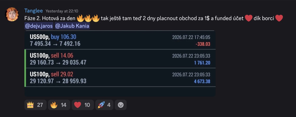 Výsledek studenta